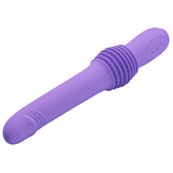 Pretty Love Gode avec poussée Pazuzu 15 x 3.5 cm Violet